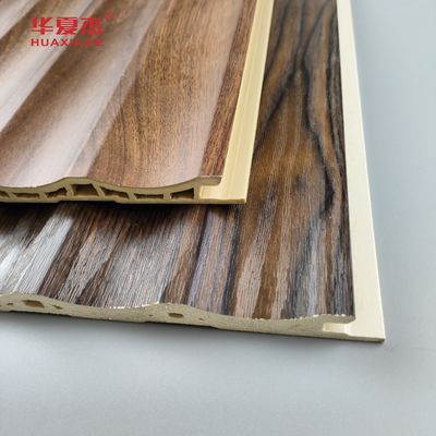 ราคาดี Factory Direct Sales Wooden Grain Fluted WPC Wall Panel | Home Indoor Decoration Material（ ออนไลน์