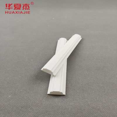 ราคาดี 22x6mm White Vinyl PVC Foam Trim Moulding for Interior Wall Base Cap with Woodgrain Finish ออนไลน์