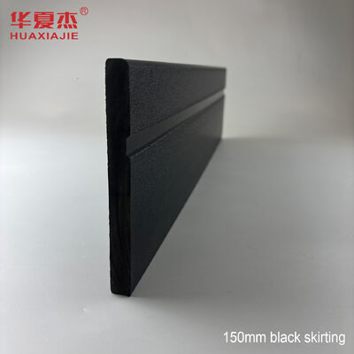 ราคาดี สินค้าใหม่ Pvc Base Borad สีดำ Pvc รอบติดตั้งง่ายป้องกันความชื้นสำหรับการตกแต่งผนัง ออนไลน์