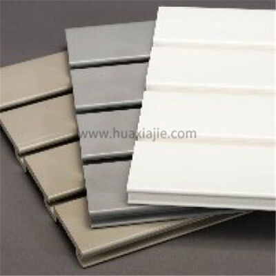 ราคาดี แผงผนัง PVC แบบมีร่องพร้อมพื้นผิวเรียบและทนไฟได้ดีเยี่ยมสำหรับการจัดแสดงสินค้าในร้านค้าที่ถูกสุขอนามัย ออนไลน์