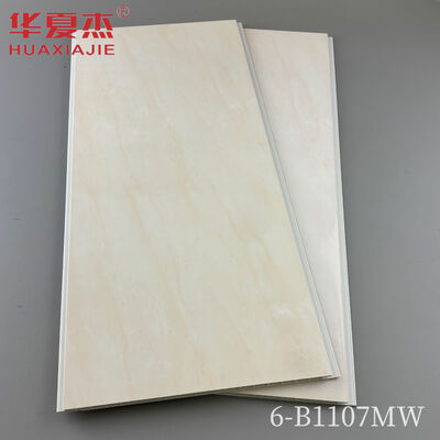 คุณภาพ 250x8mm แผ่นผนัง PVC รูปแบบแฟชั่นโมเดิร์น พร้อมกันเสียงปานกลาง แผ่นผนัง PVC สําหรับพื้นที่ภายใน โรงงาน